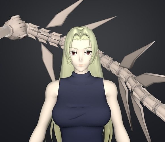 yuki tsukumo 3D model