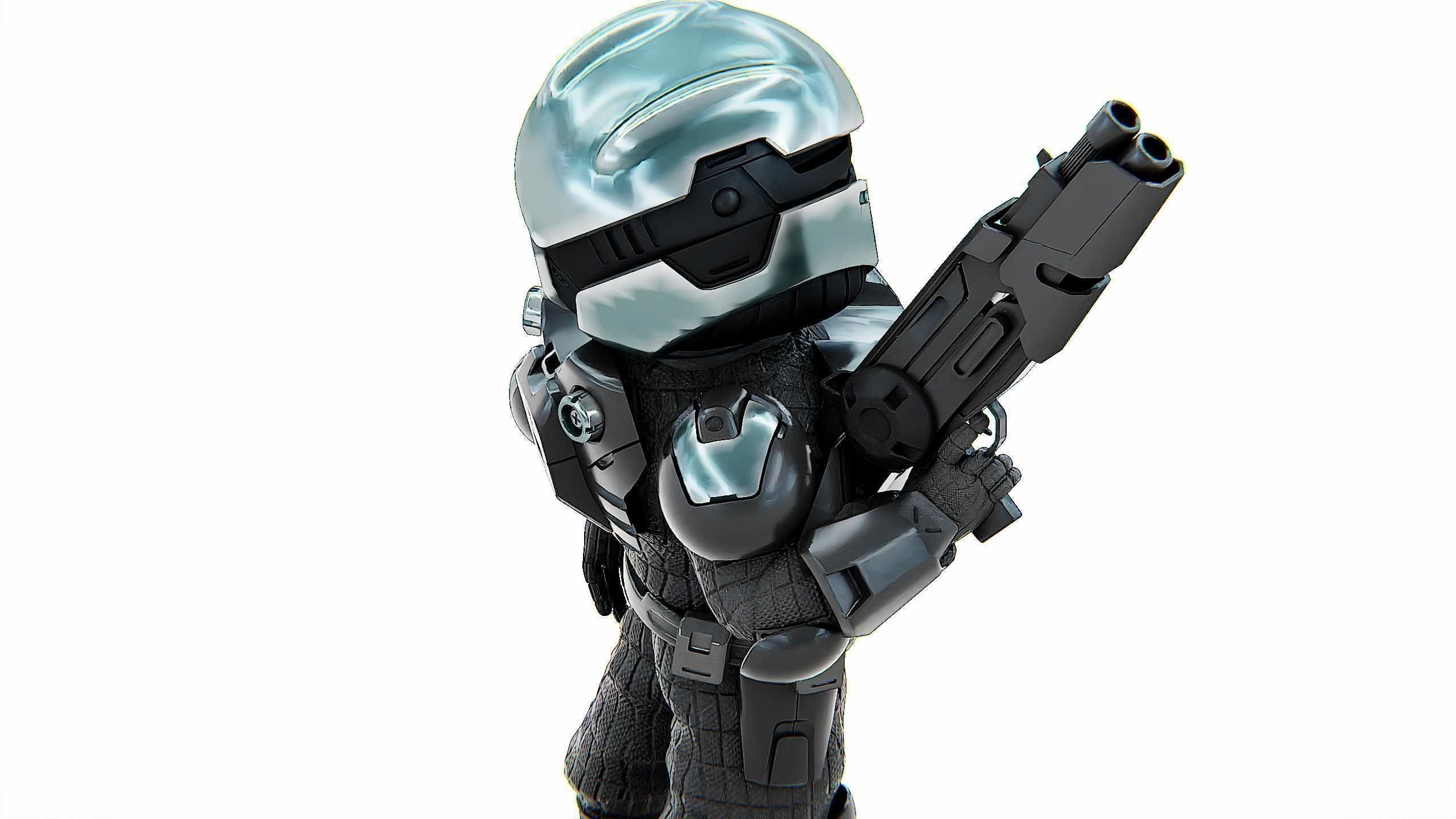 CYBER SOLDIER XC-700 Rigged for Unreal Engine - Unity - MIXAMO 3D model_23