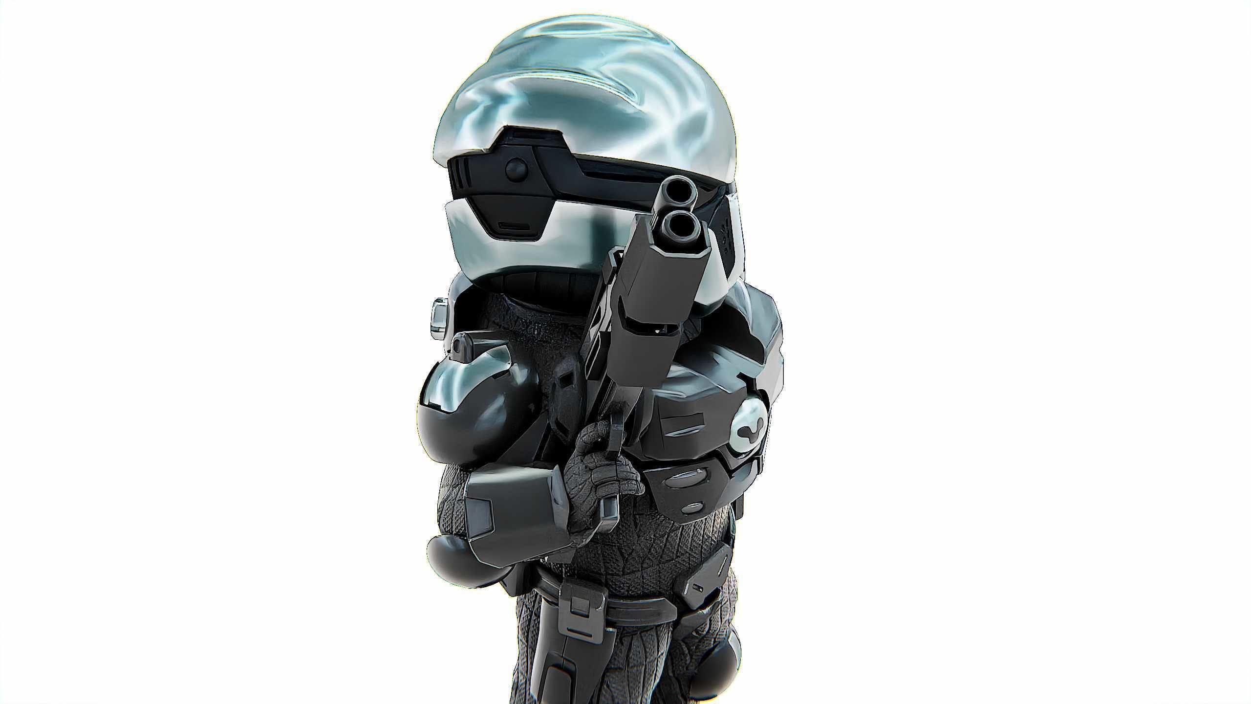 CYBER SOLDIER XC-700 Rigged for Unreal Engine - Unity - MIXAMO 3D model_22