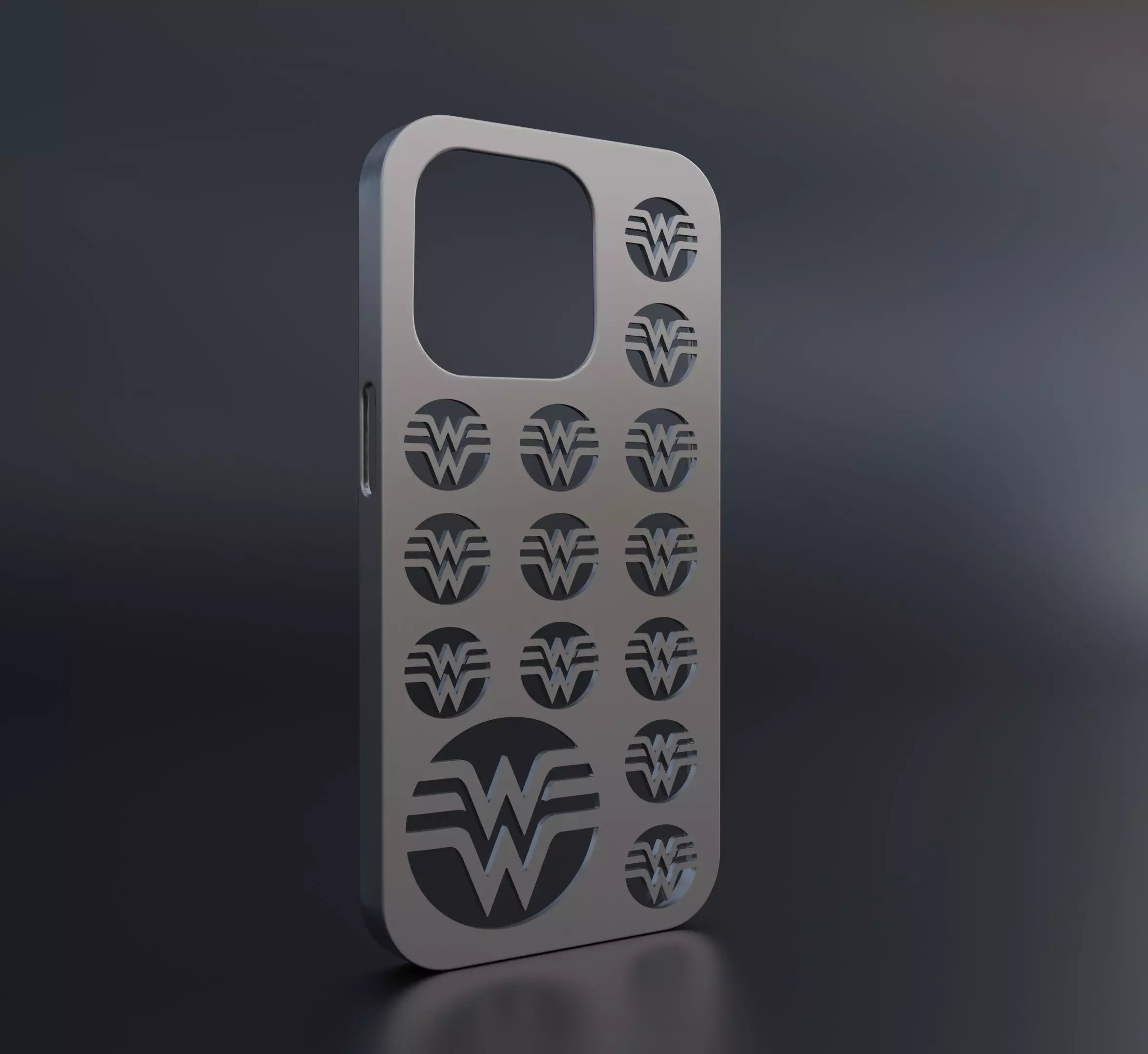 iPhone 14 pro Wonder Woman case 3D print model_0