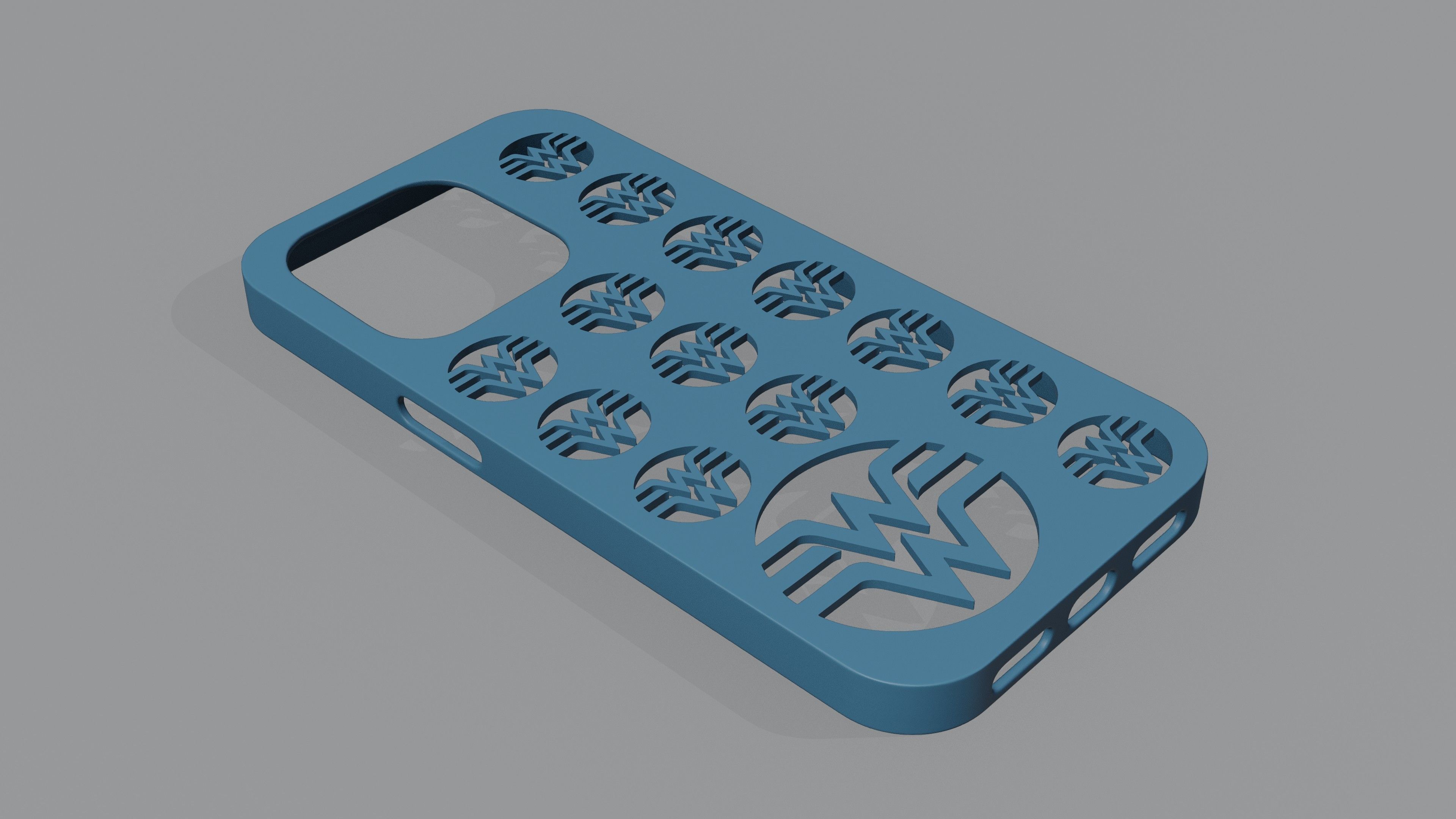iPhone 14 pro Wonder Woman case 3D print model_2