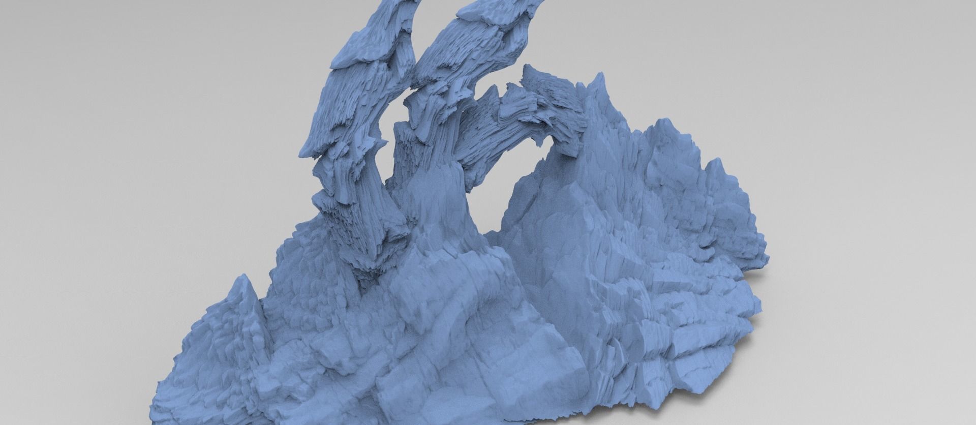 Grand Tri Clawed  Mountain 3D model_1