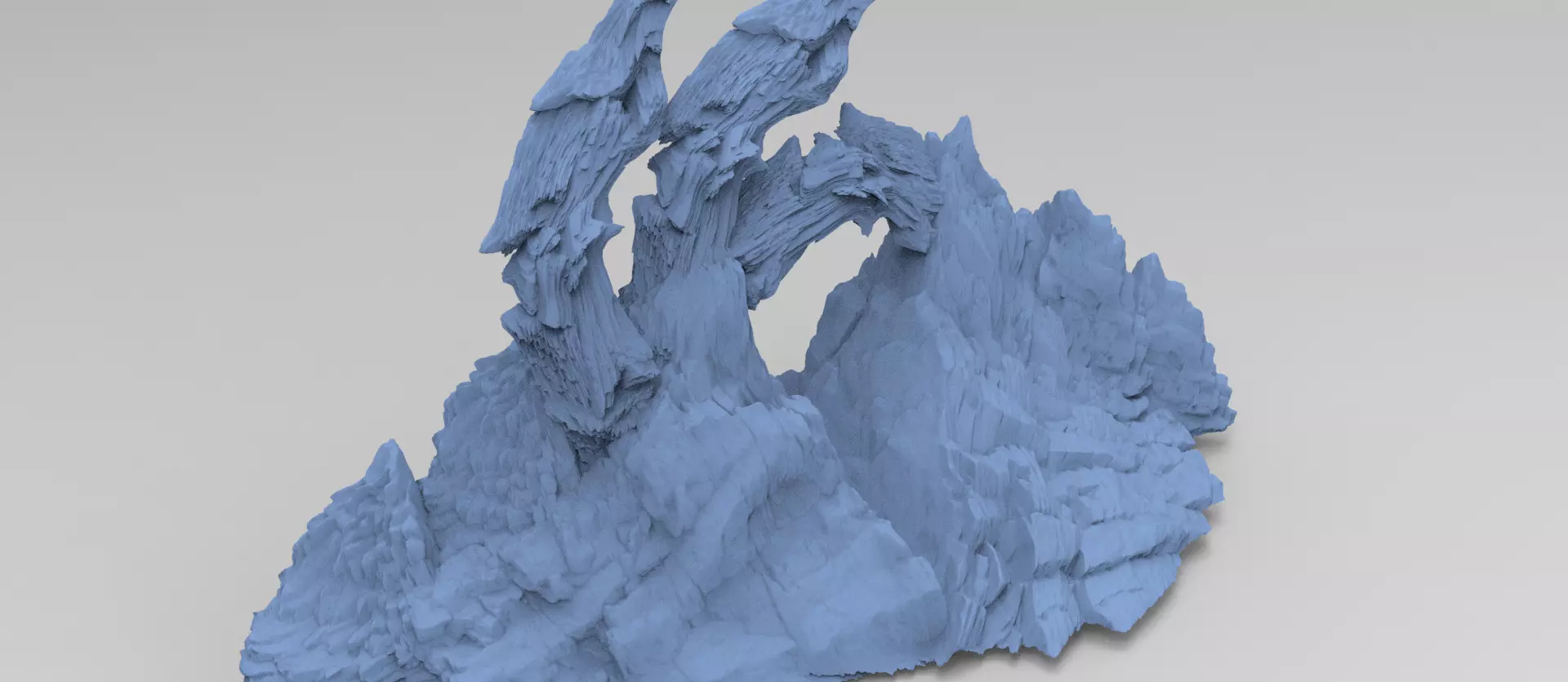 Grand Tri Clawed  Mountain 3D model_0