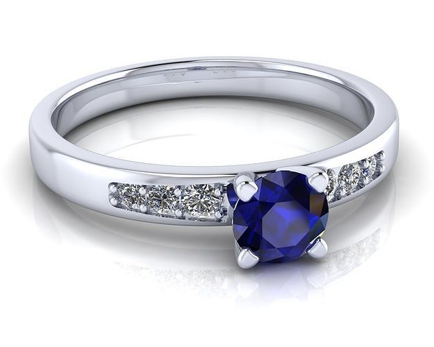  Engagement SOL ring 059ct  ready to 3d print 3D print model