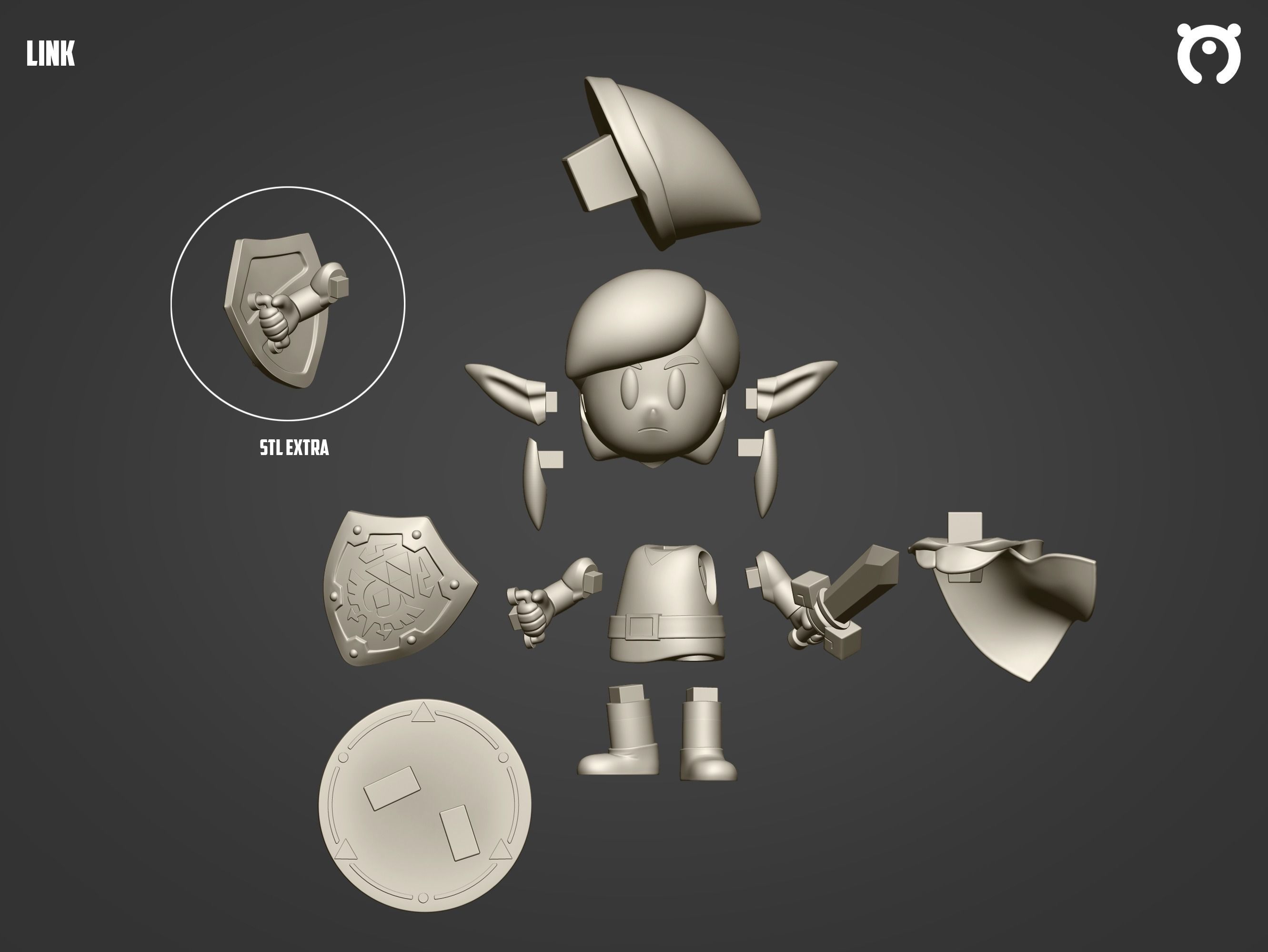 Link - The Legend of Zelda Echoes of wisdom 3D print model_3