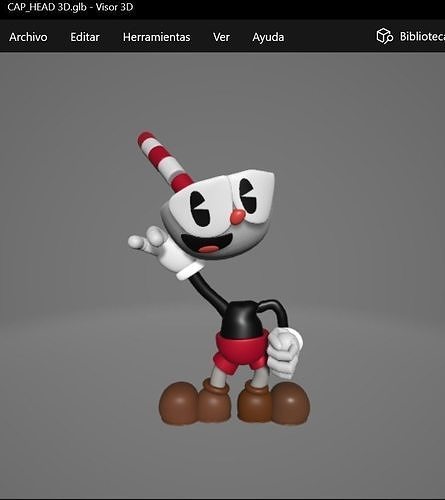 cup head 3D 3D model