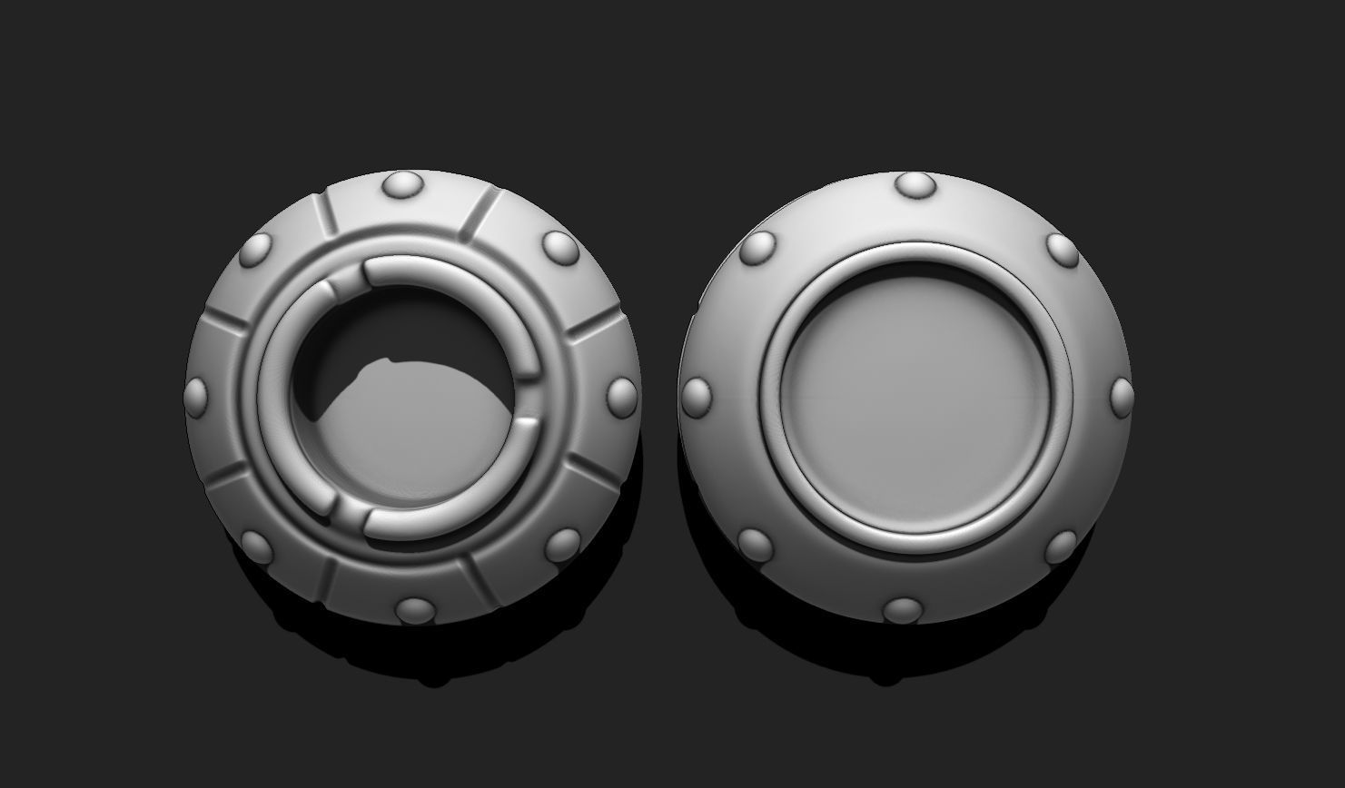 Ashtray Cigarette Holder Alien Ship - STL File for 3D Printing 3D print model_7