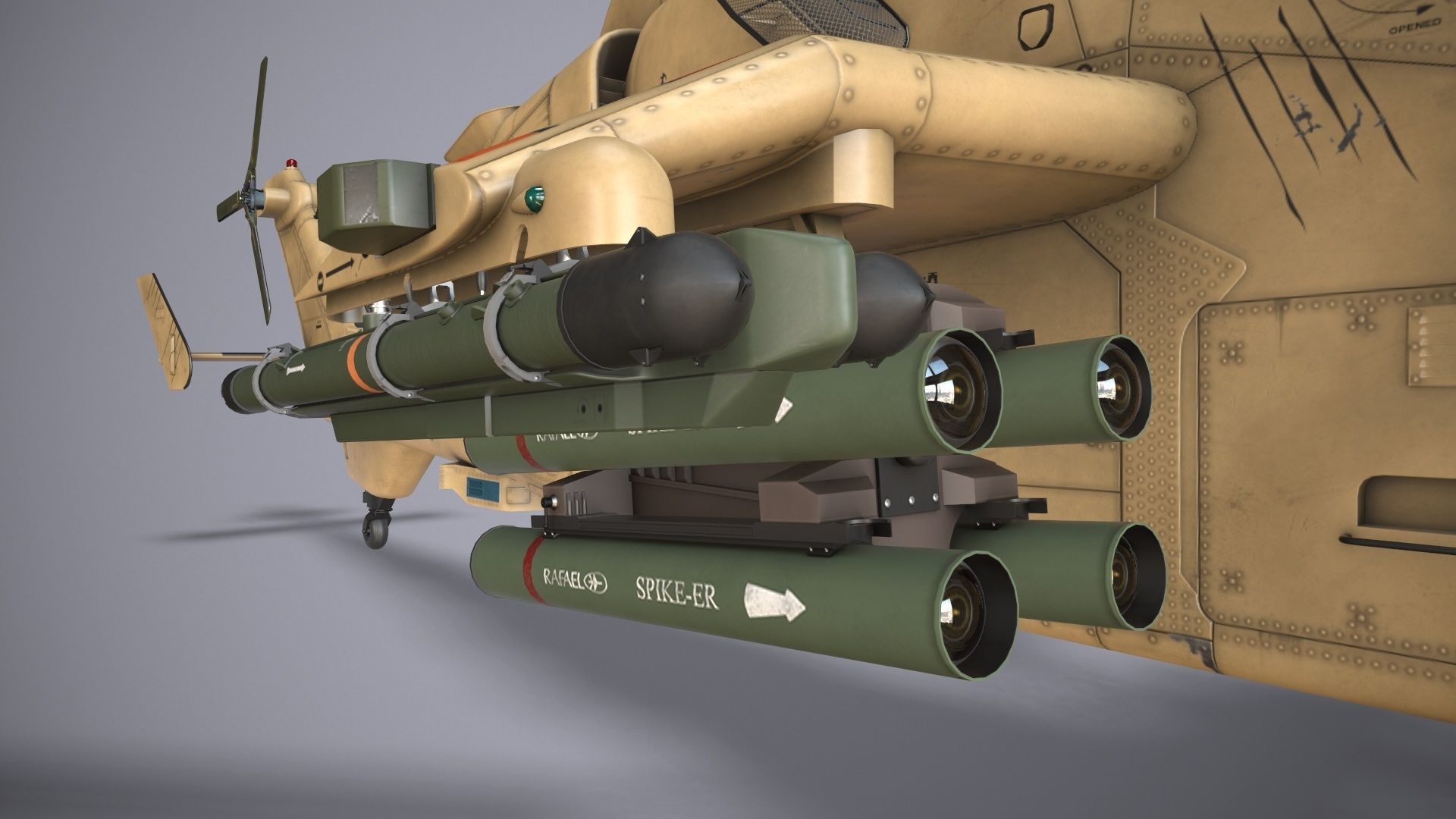 EC-665 Tiger HAD Block 2 France Static Low-poly 3D model_23