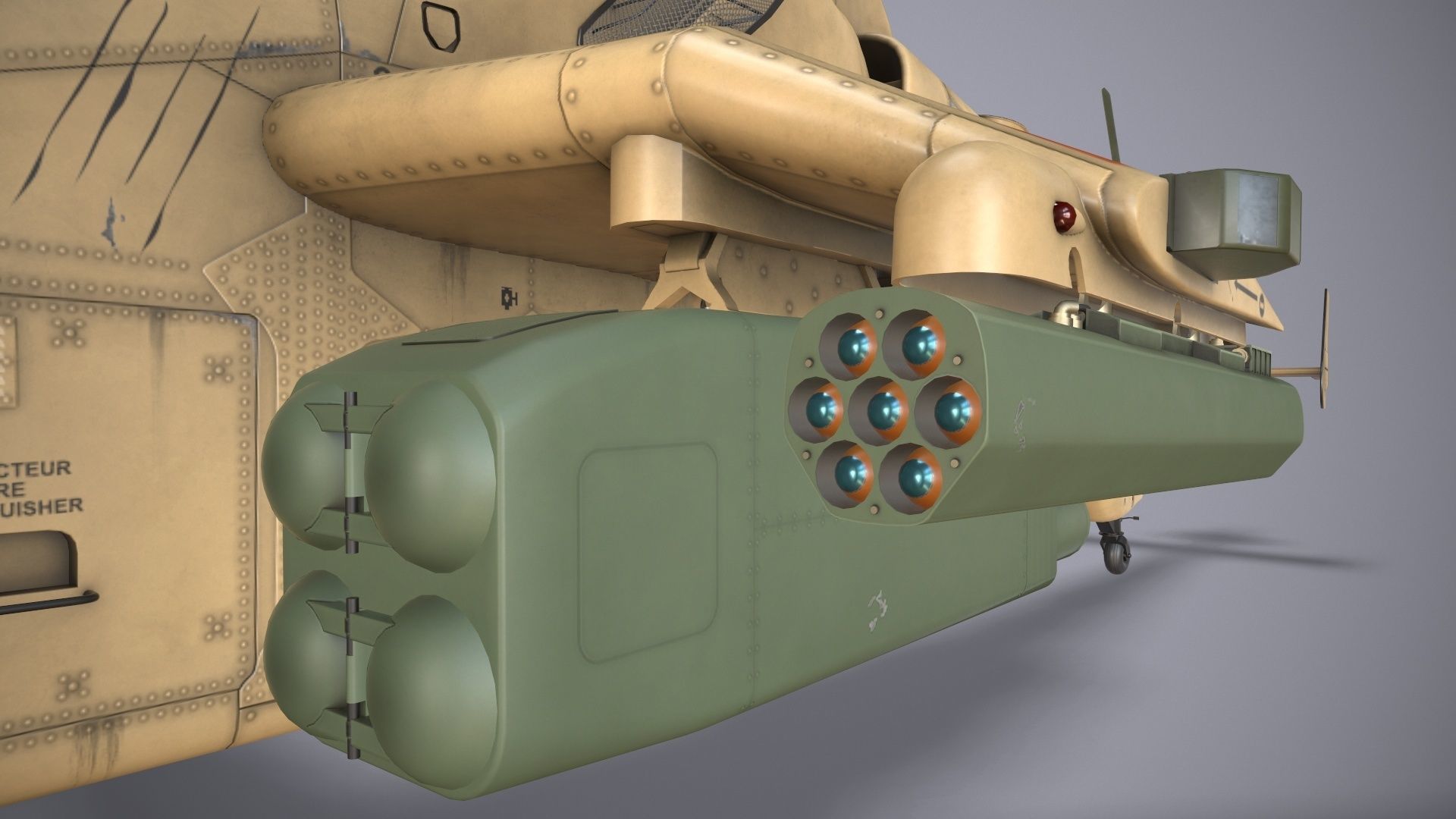 EC-665 Tiger HAD Block 2 France Static Low-poly 3D model_22
