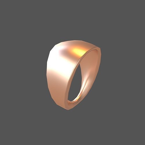 Simple Ring v1 003 Low-poly 3D model