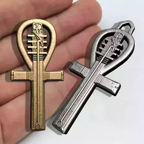 SYMBOLS OF A PHARAOH ANKH CROSS PENDANT ANCIENT EGYPT 3D print model
