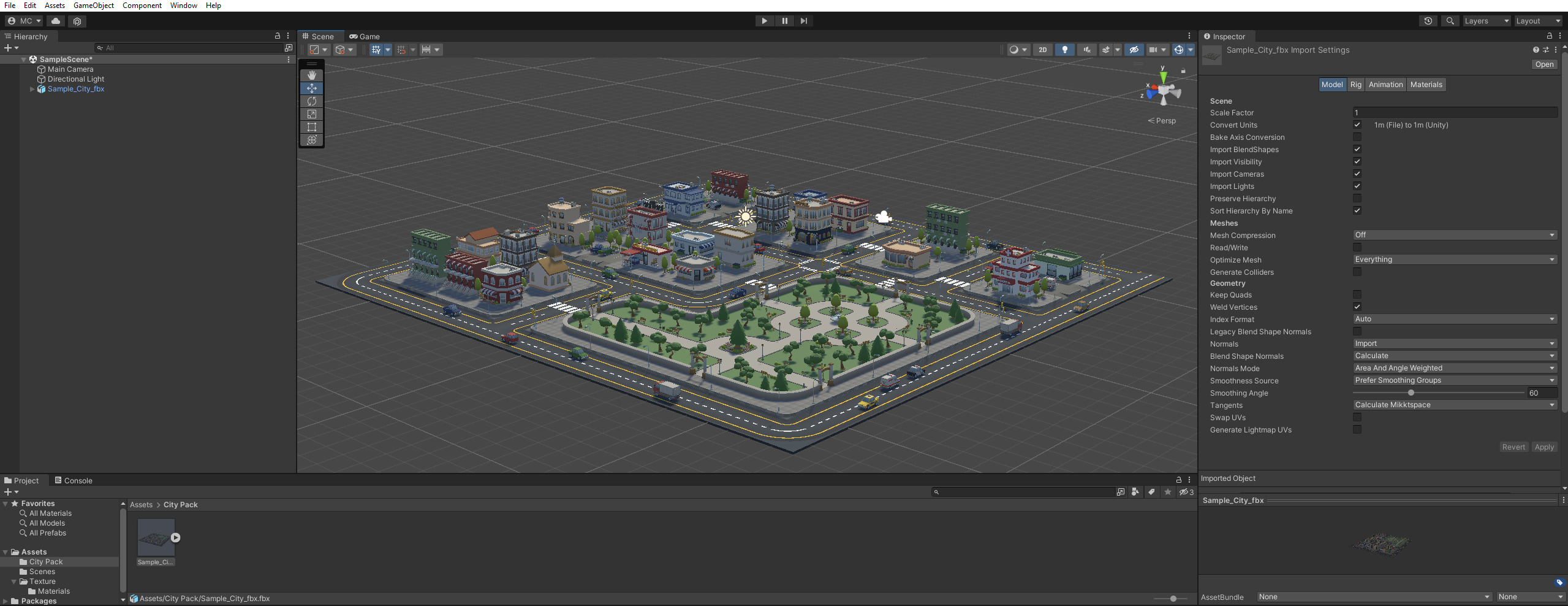 Cartoon Low Poly Modular City Pack Low-poly 3D model_15