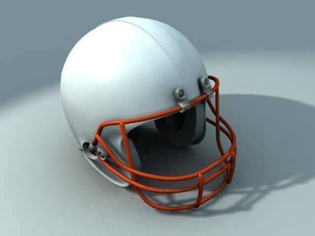 American football helmet 3D model_14