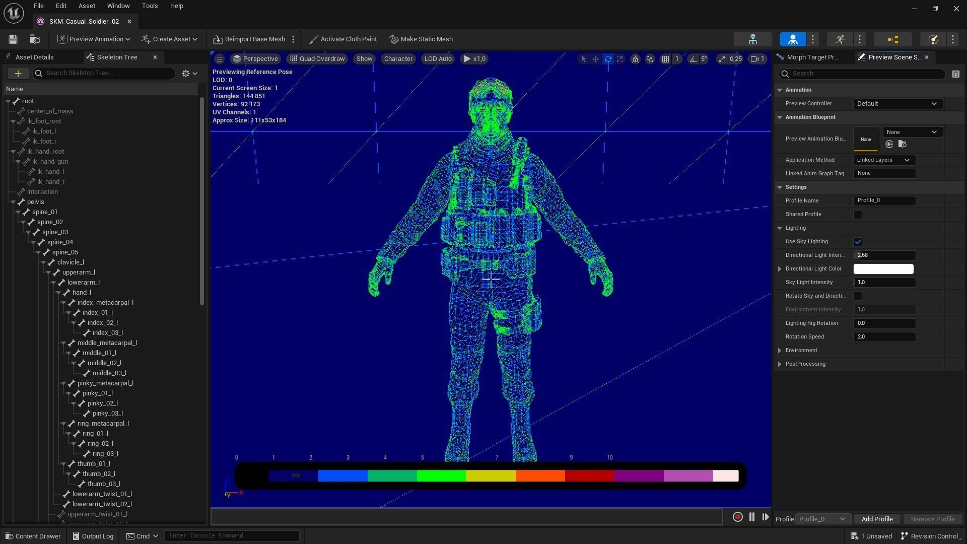 Casual Soldier 02 Low-poly 3D model_4
