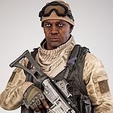 Casual Soldier 02 Low-poly 3D model_5