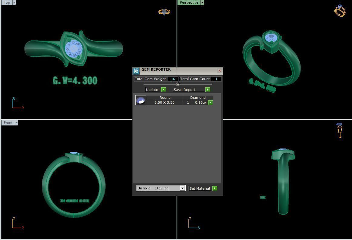 RING  FASHION 3D model_4
