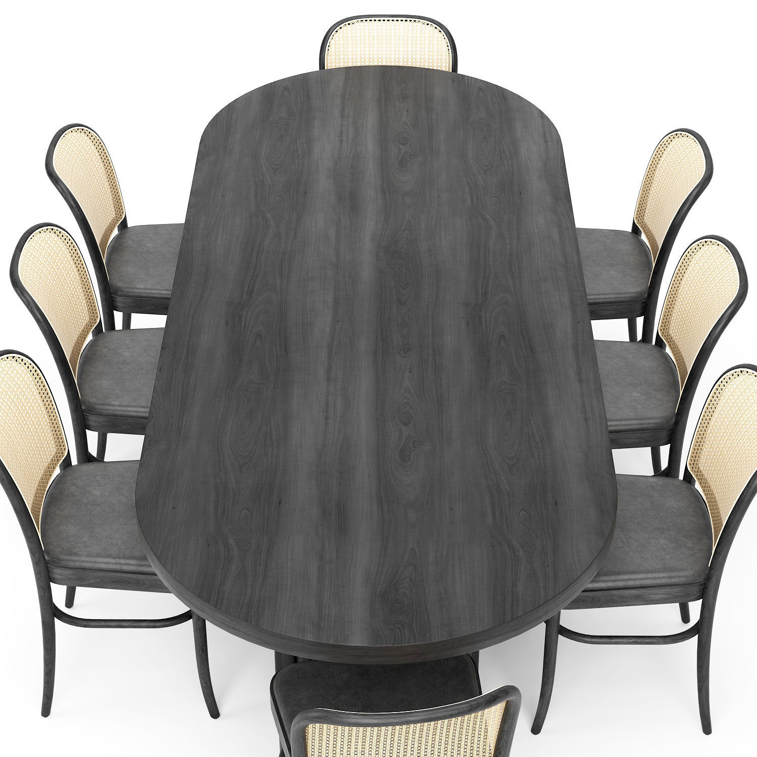 Dining set-49 3D model_1