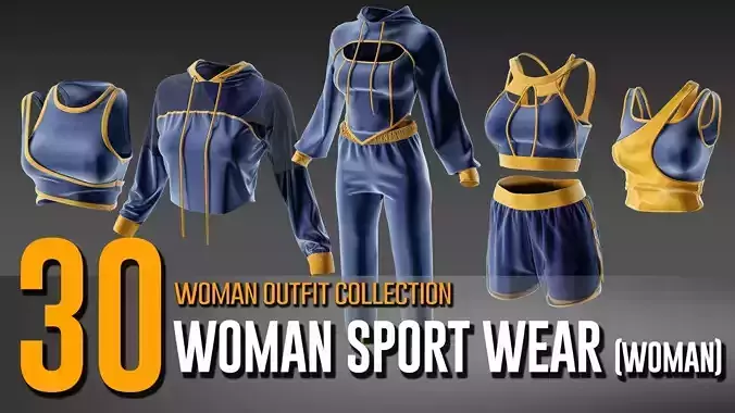 30 Women Sport Wear Collection- VOL 10