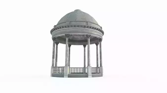 Circular pavilion in ancient architecture