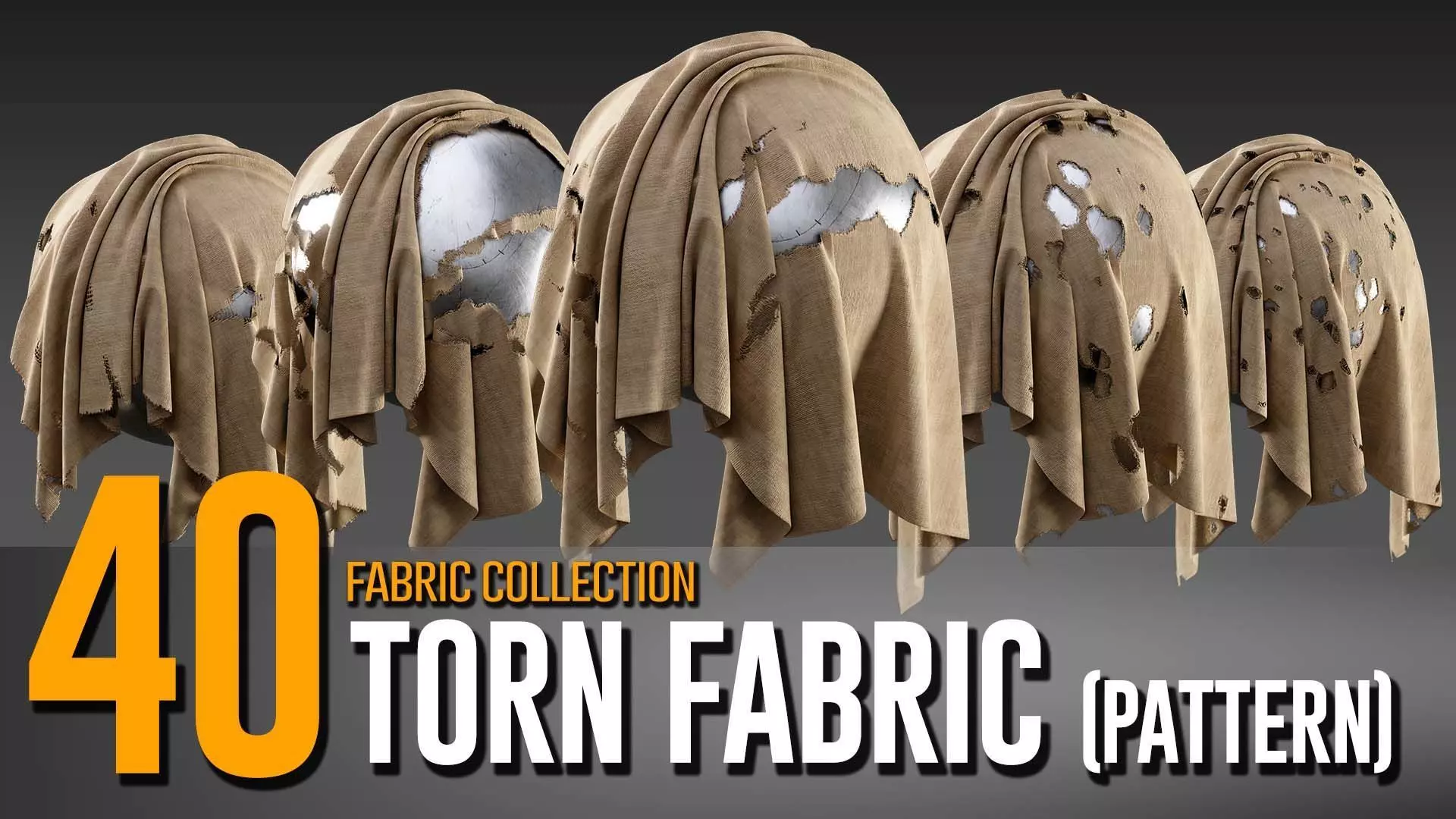 40 Torn fabric Collection- VOL 04 Texture_0