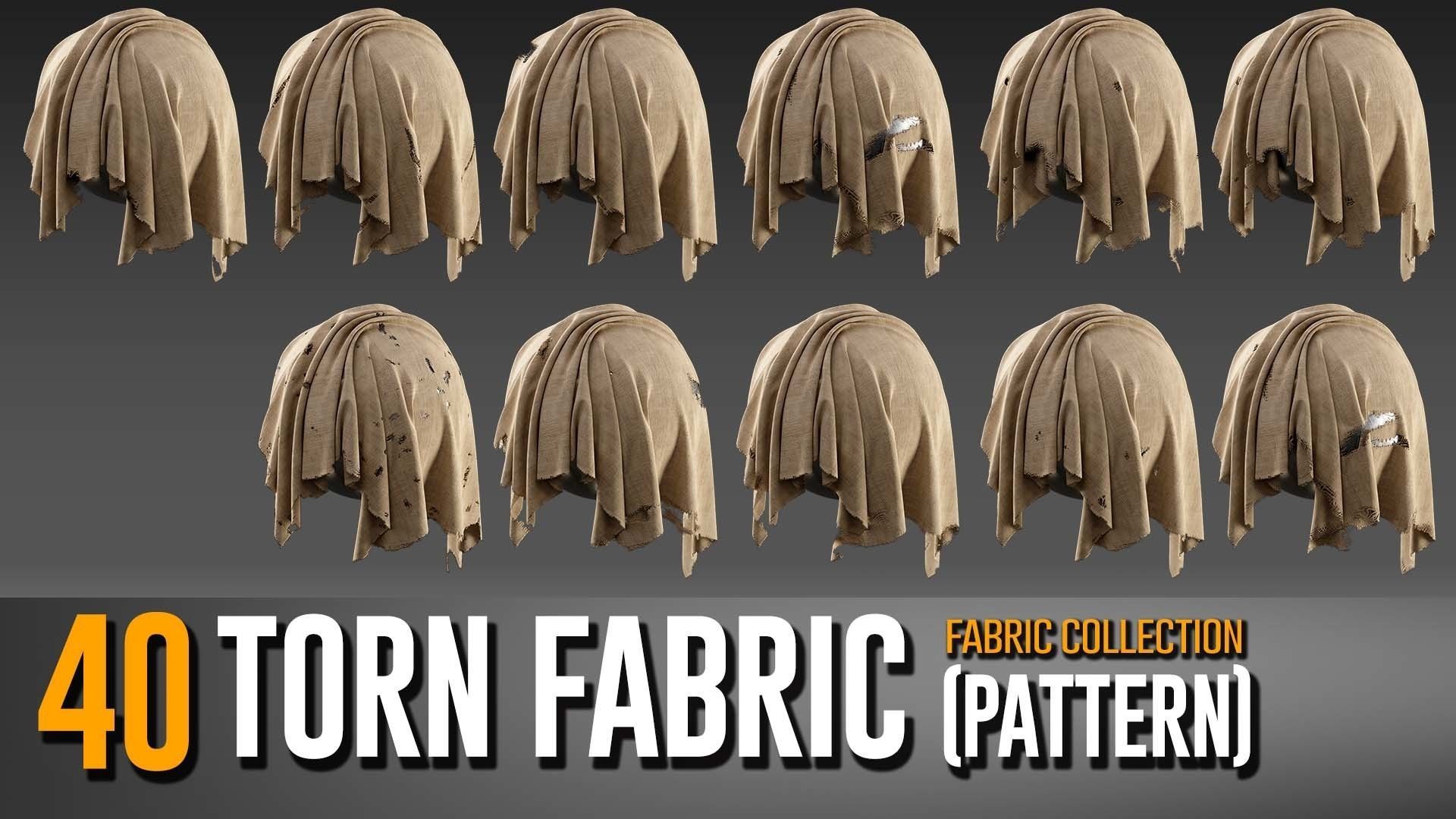 40 Torn fabric Collection- VOL 04 Texture_3