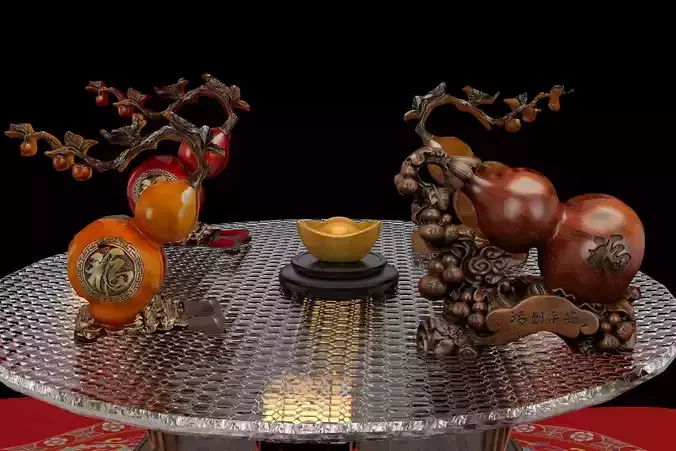 Chinese gourd   3D model