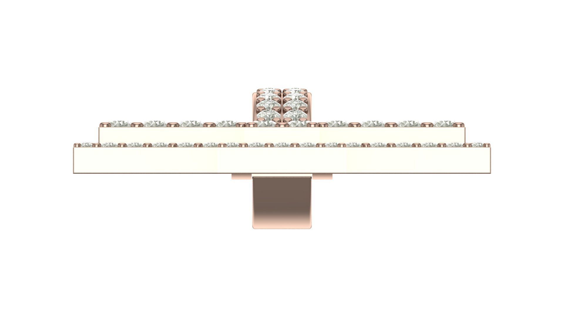 cross hiphop pendant 3D print model_11