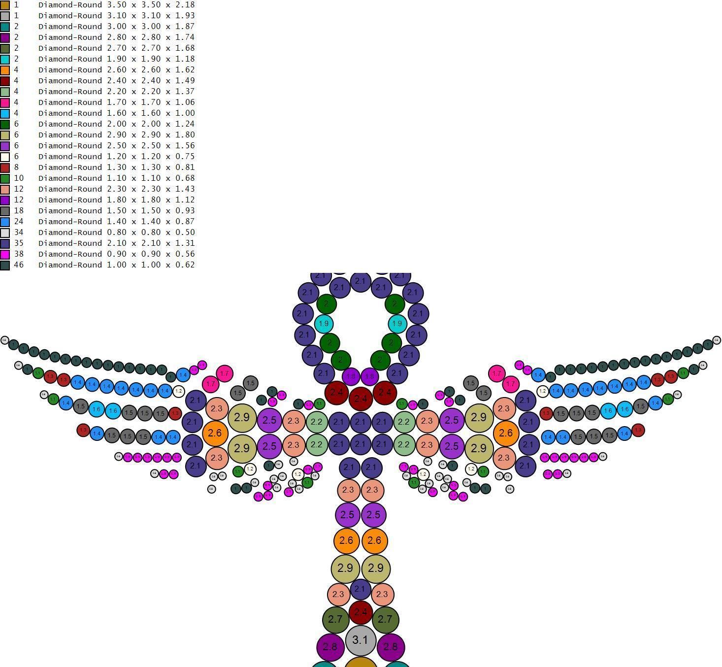 cross hiphop pendant 3D print model_12