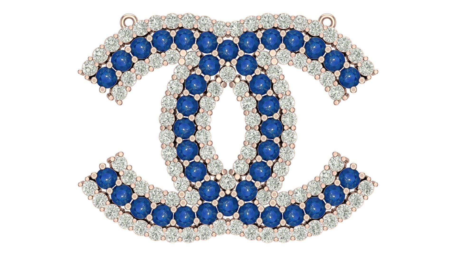  hiphop pendant  3D print model_4