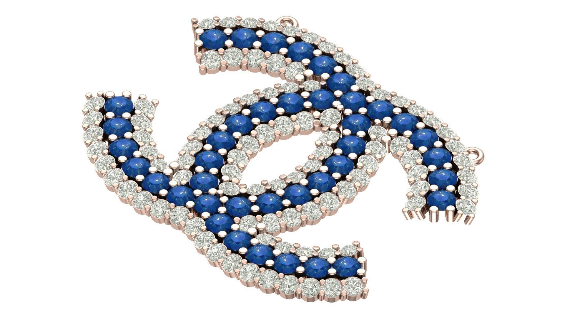  hiphop pendant  3D print model_1