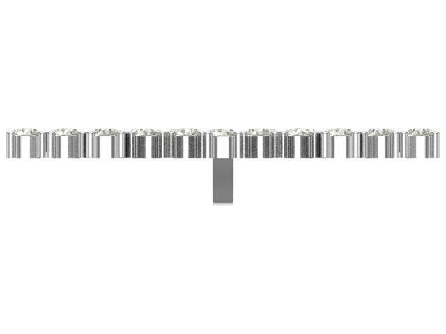 cross hiphop pendant  3D print model_10