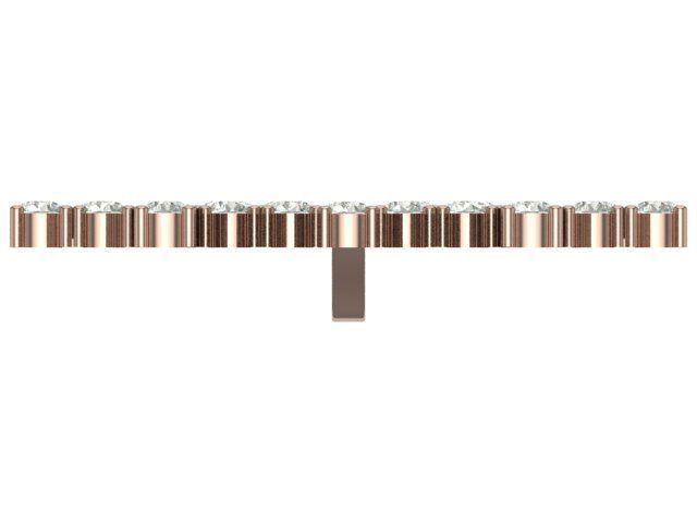 cross hiphop pendant  3D print model_11