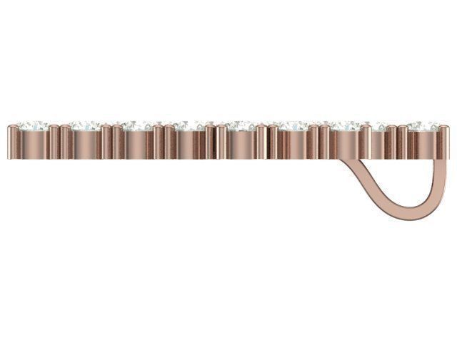 cross hiphop pendant  3D print model_8