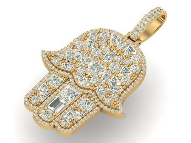 Humsa  hiphop pendant 3D print model