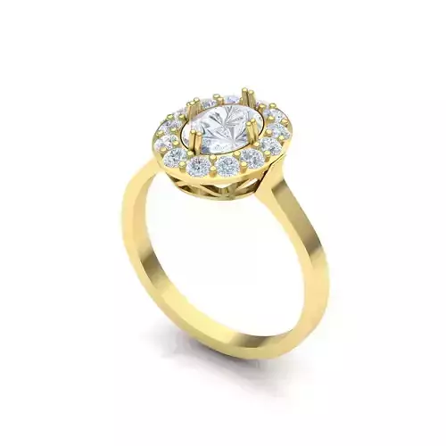 Solitaire ring 1-1