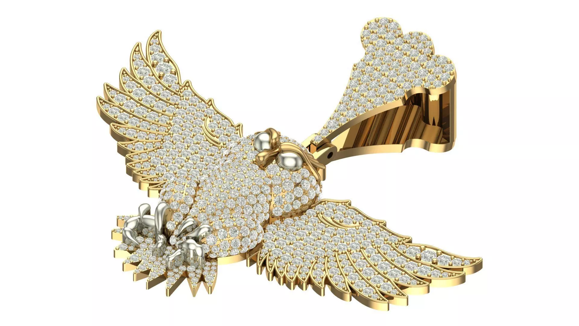 owl hiphop pendant 3D print model