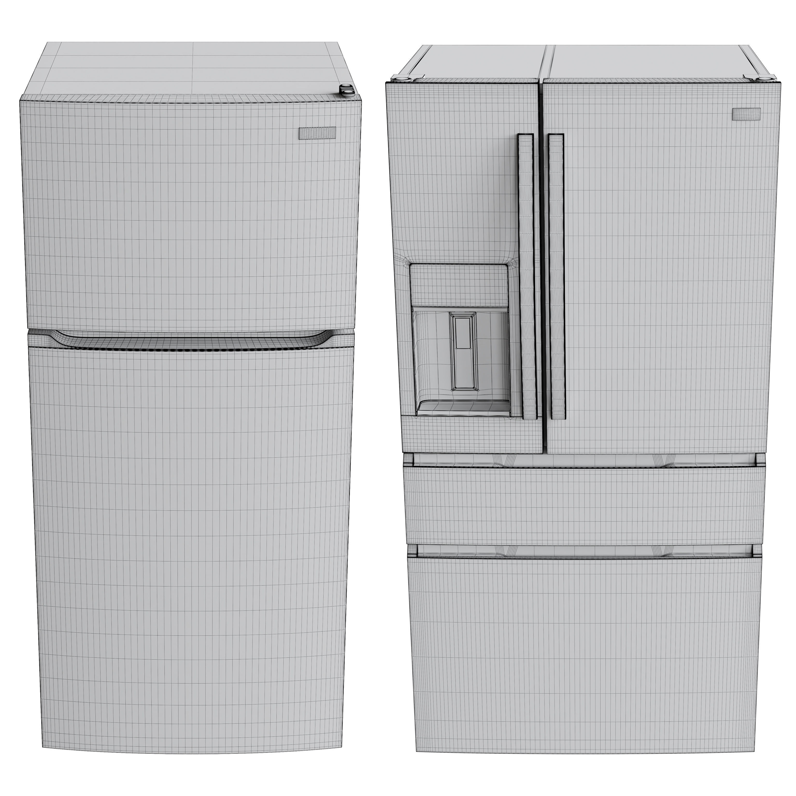 Frigidaire Refrigerator Collection 3D model_6