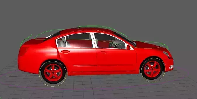 3D car model
