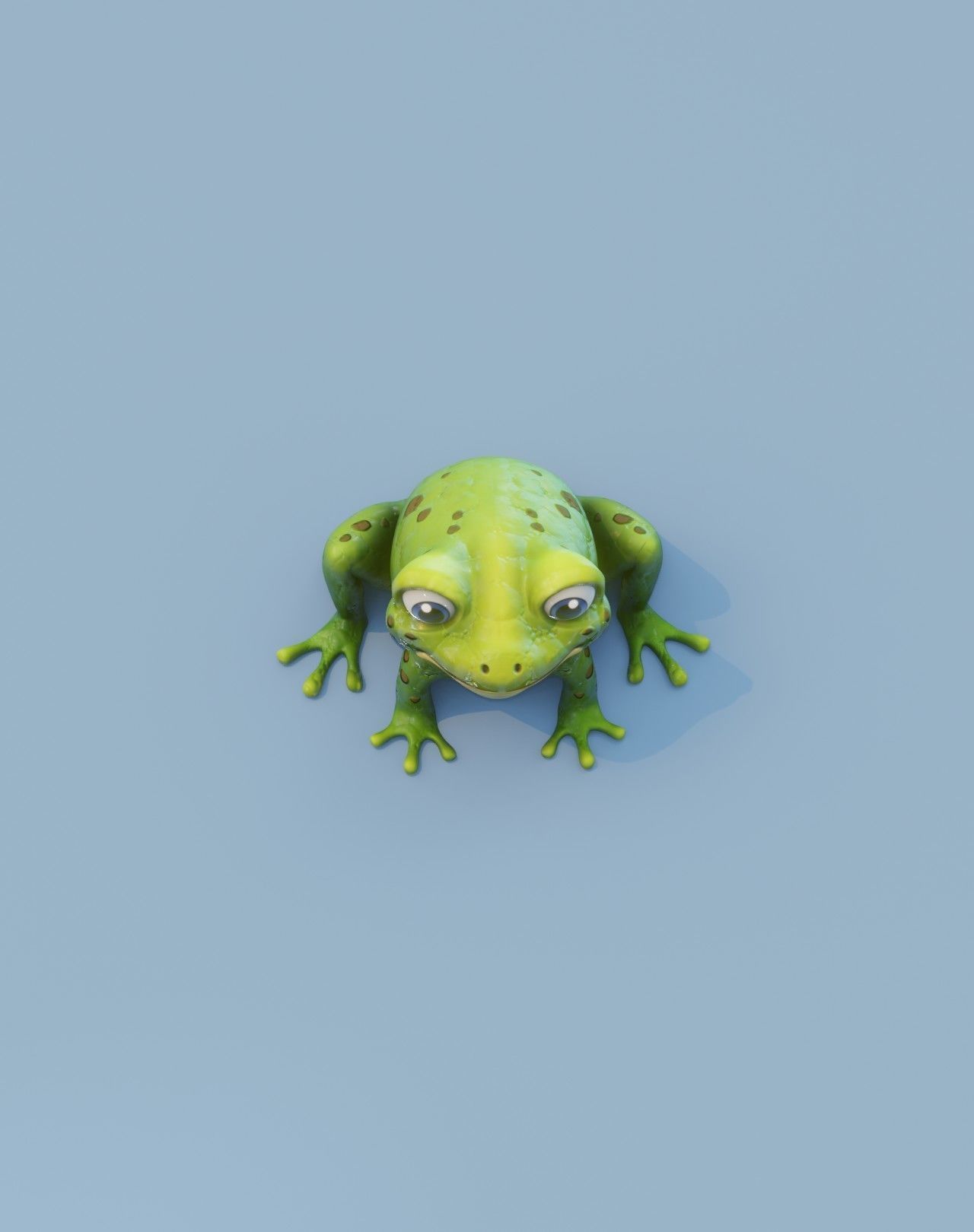 Animated Owl and Frog 3D Model Collection Low-poly 3D model_20