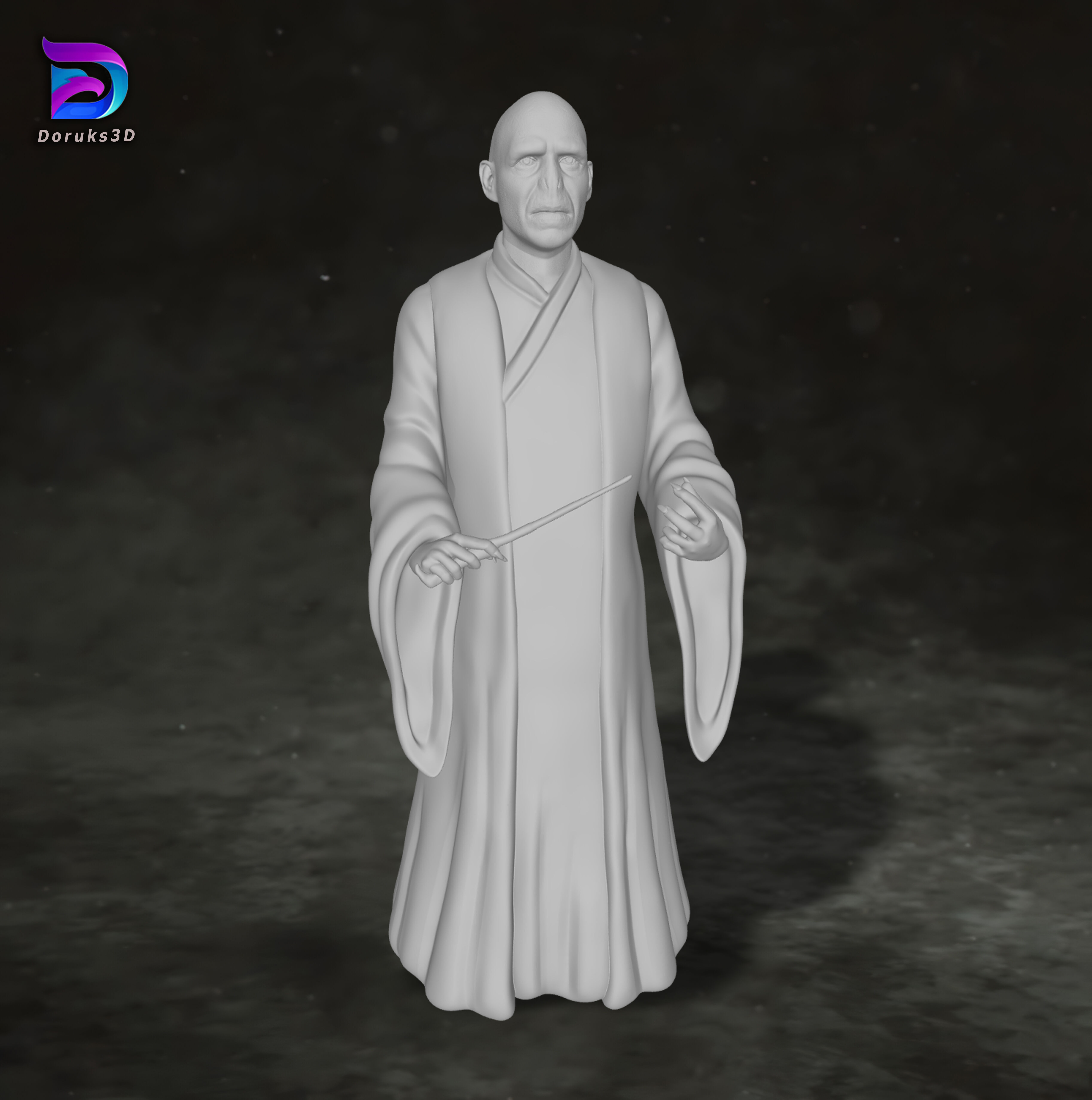 Harry Potter Lord Voldemort Action Figures Custom 3D print model 3D print model_2