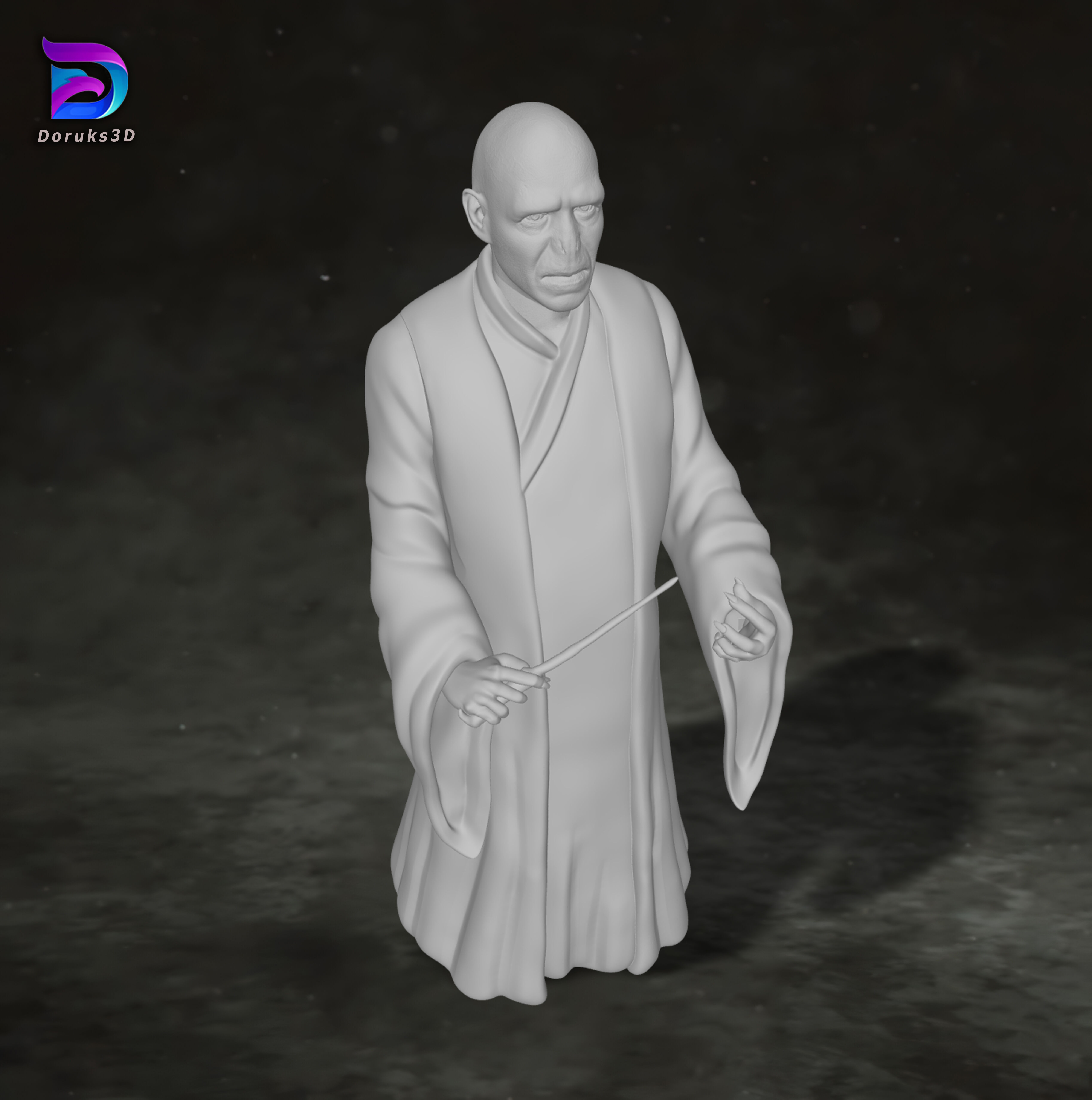 Harry Potter Lord Voldemort Action Figures Custom 3D print model 3D print model_6