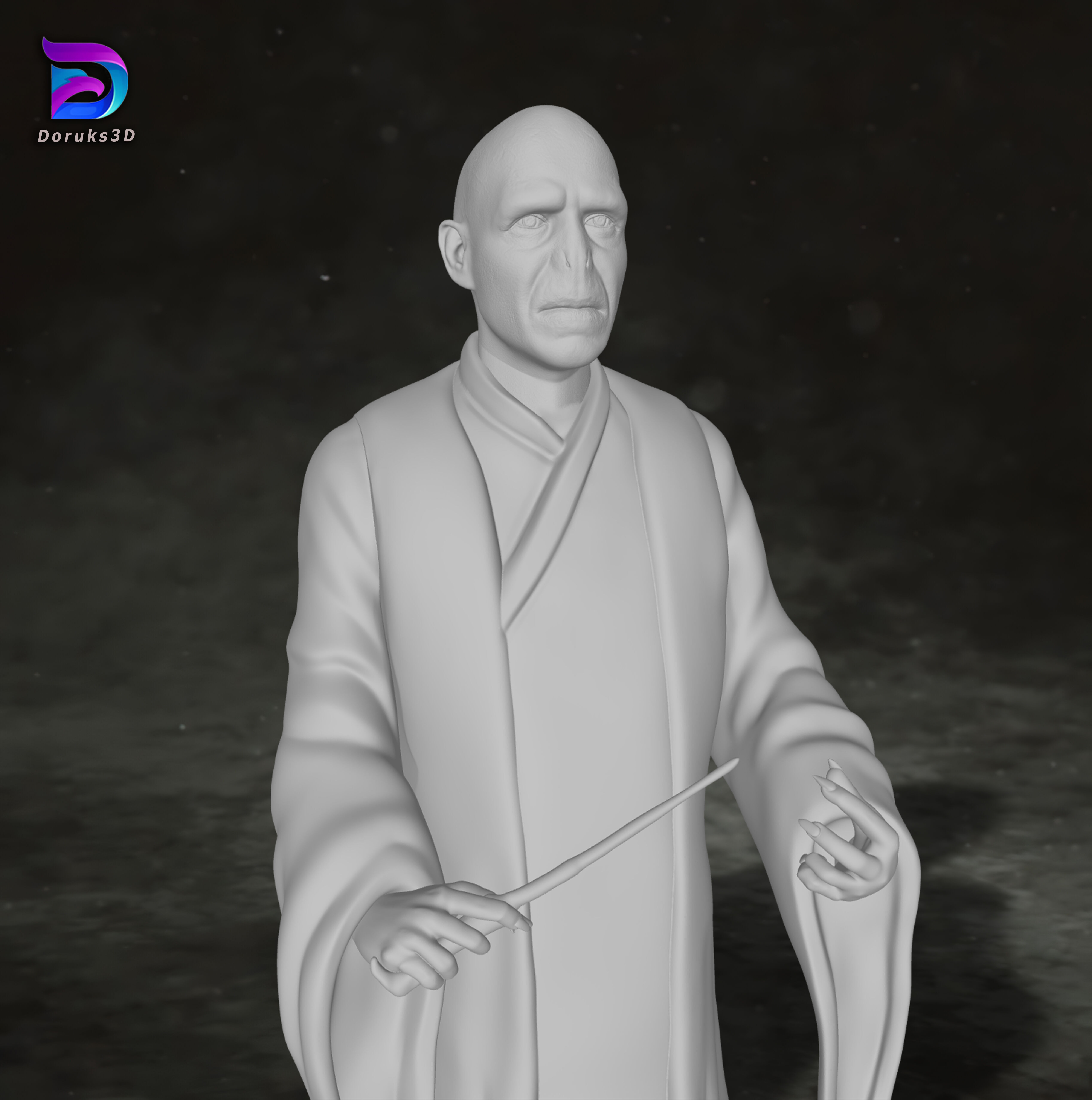 Harry Potter Lord Voldemort Action Figures Custom 3D print model 3D print model_8
