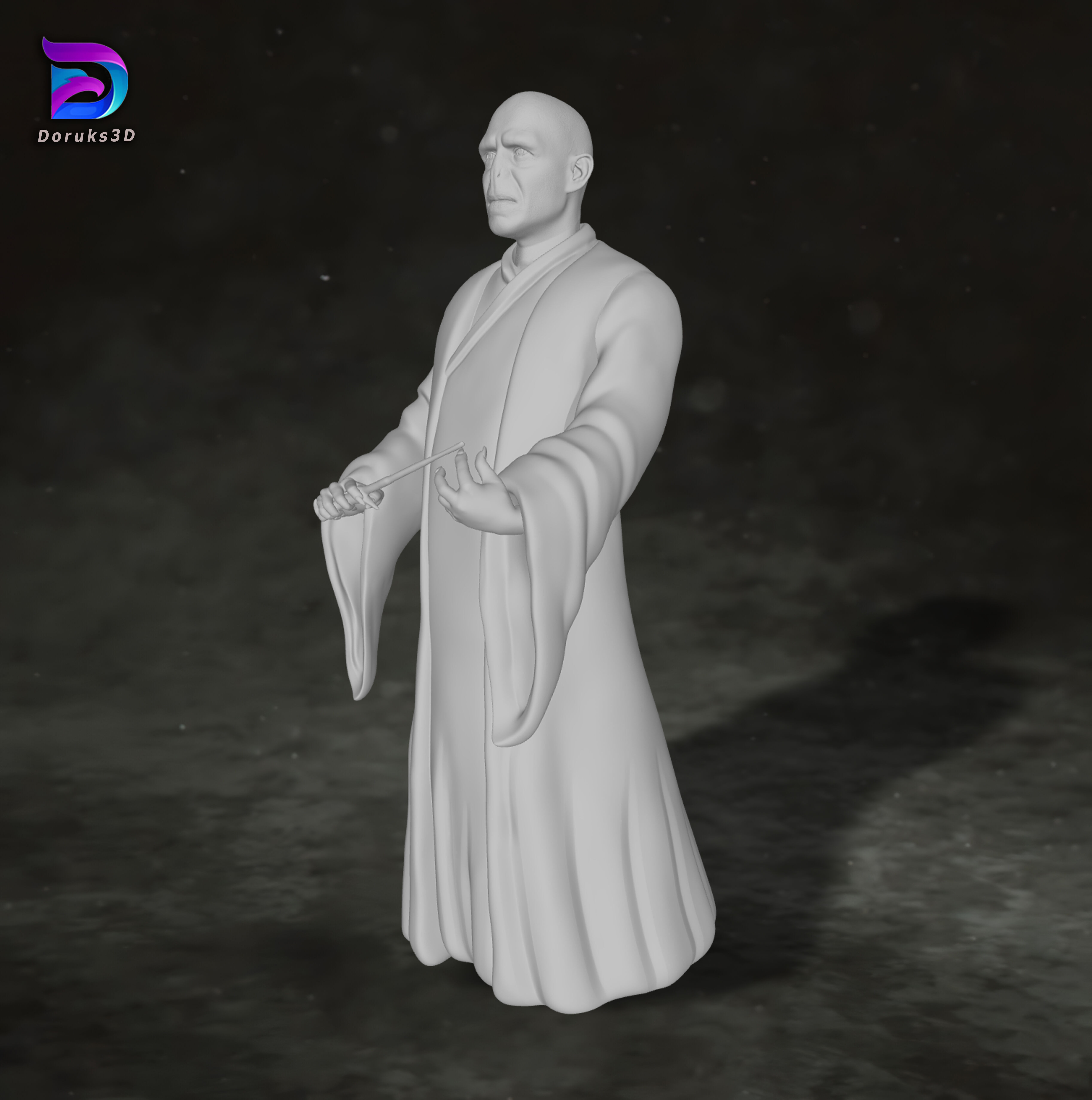 Harry Potter Lord Voldemort Action Figures Custom 3D print model 3D print model_3