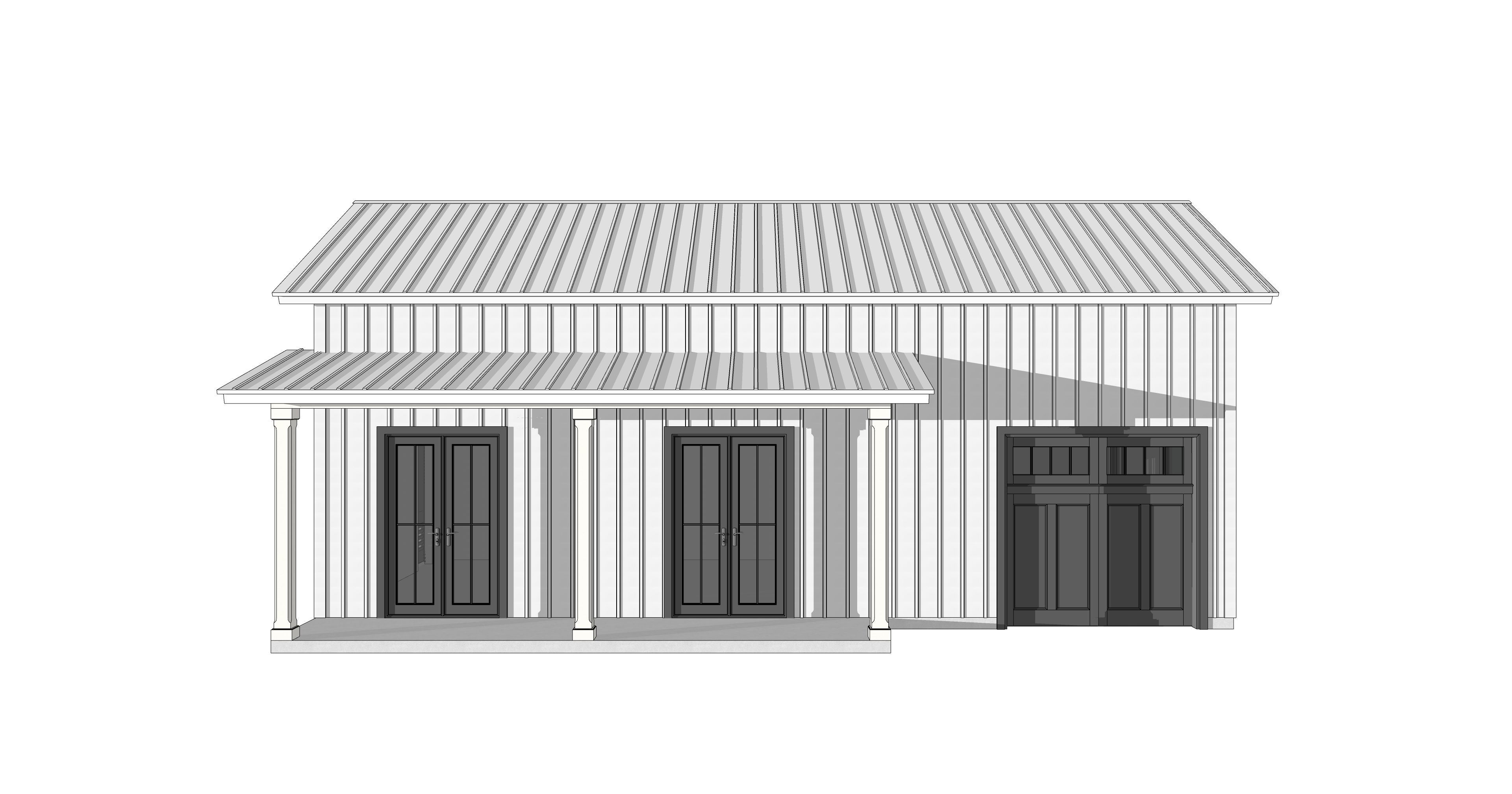 Barndominium House 17 -Archimple LLC 3D model_3