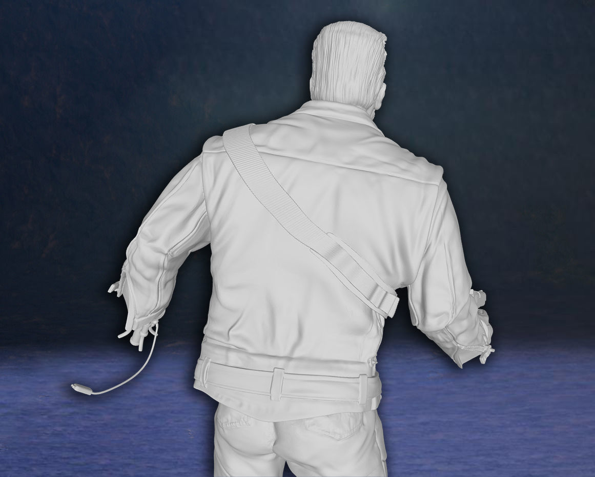 Arnold Schwarzenegger T-800 Terminator Figure 3D print model 3D print model_11