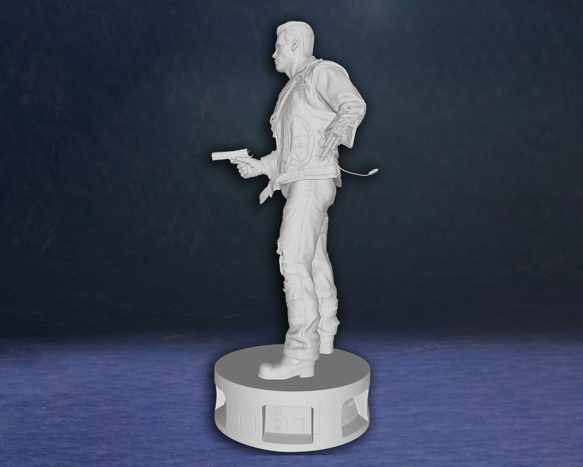 Arnold Schwarzenegger T-800 Terminator Figure 3D print model 3D print model_13