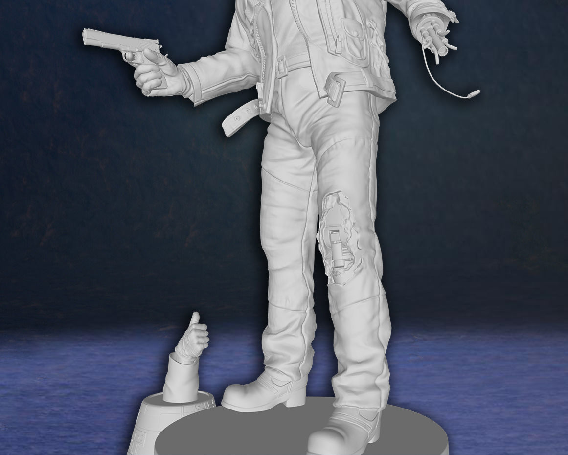 Arnold Schwarzenegger T-800 Terminator Figure 3D print model 3D print model_14