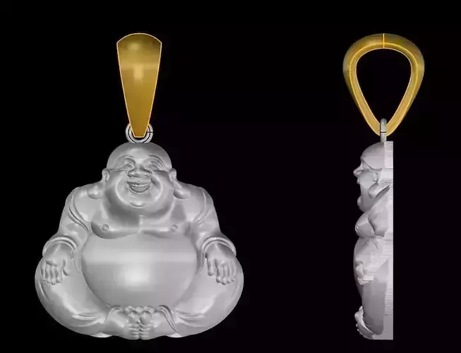 buddha pendants phat di lac 3D print model