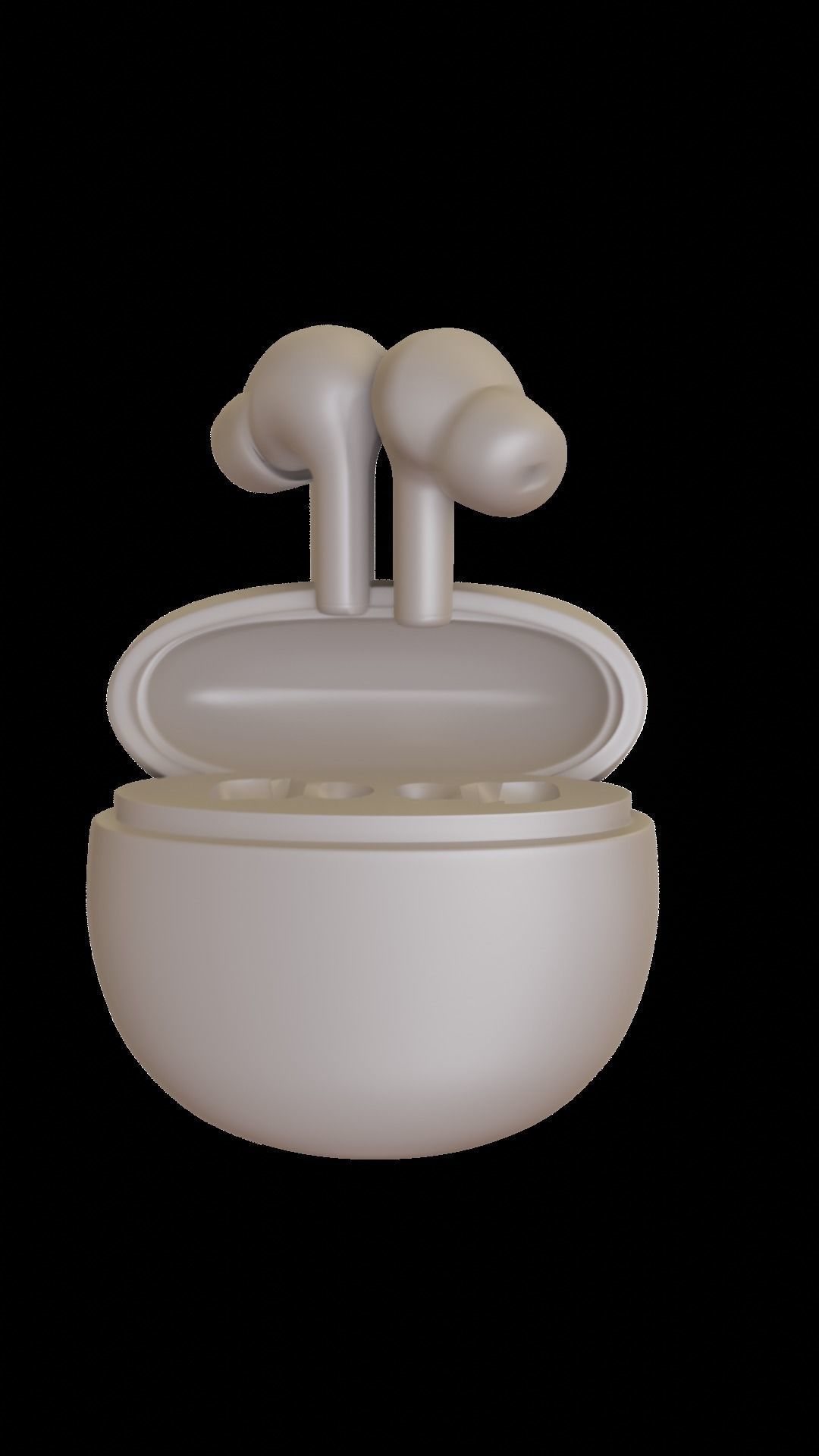Wireless Earbuds 3D model_3