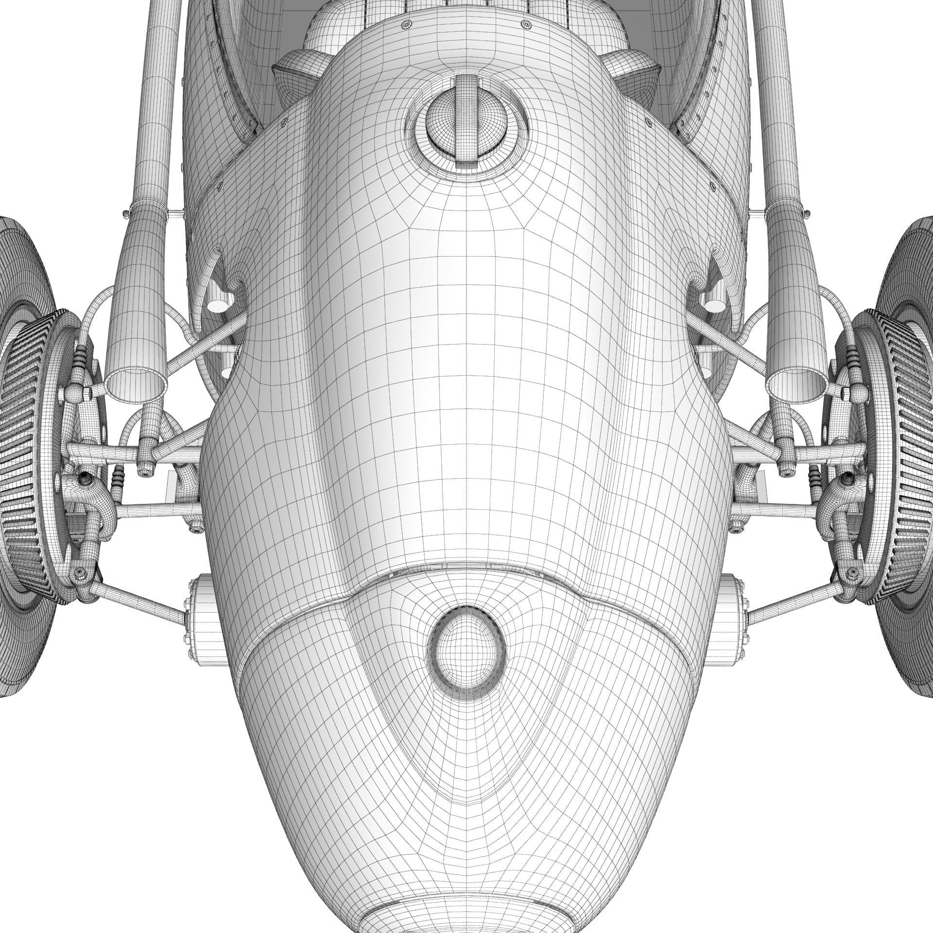 Ferrari Dino F1 1958 3D model_35